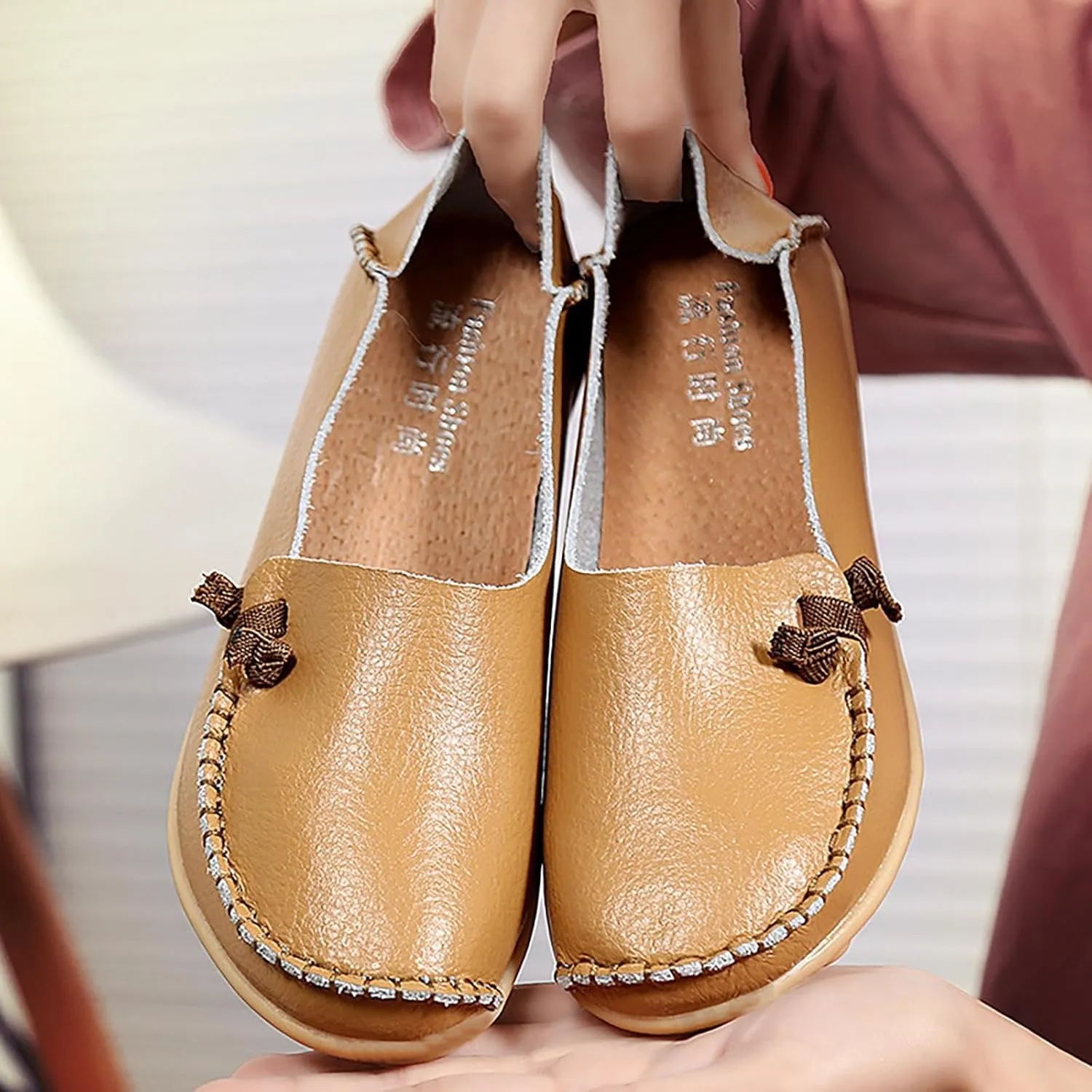 Womens Shoes Dressy Casual Sneakers for Men Wide Width Men's Loafers & Slip-Ons Cover Heel Round Toe Christmas Tennis Shoes for Women Slip on Non Slip Low Top Casual