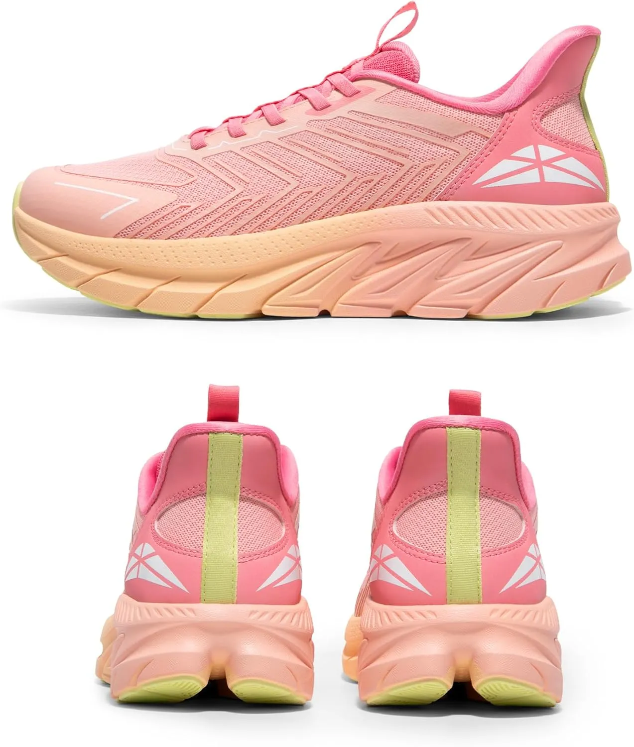 Women's Slip On Walking Shoes Running Comfortable Tennis Breathable Non Slip Athletic Gym Workout Cross Training Fashion Sneakers