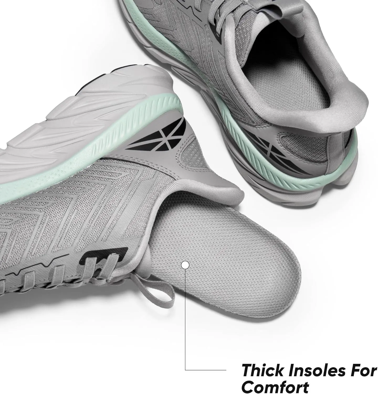 Women's Slip On Walking Shoes Running Comfortable Tennis Breathable Non Slip Athletic Gym Workout Cross Training Fashion Sneakers