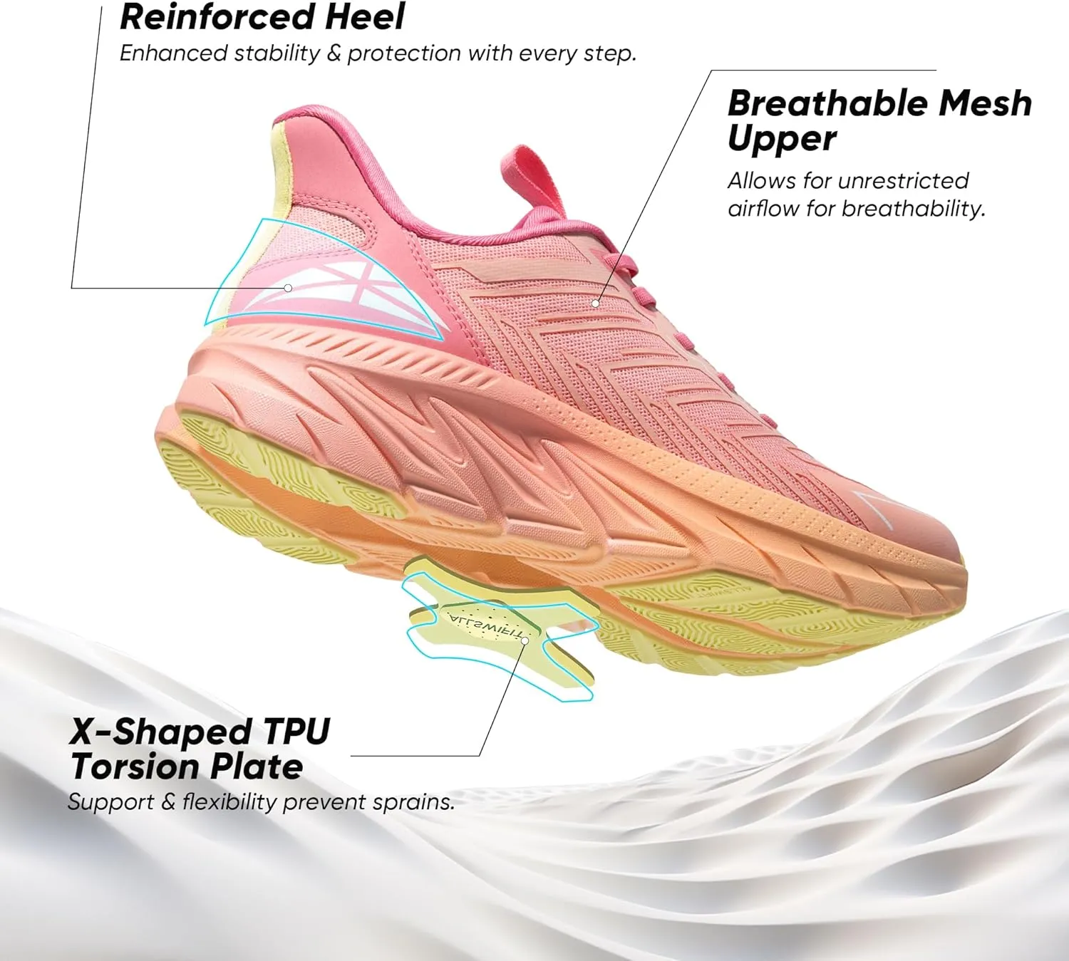 Women's Slip On Walking Shoes Running Comfortable Tennis Breathable Non Slip Athletic Gym Workout Cross Training Fashion Sneakers