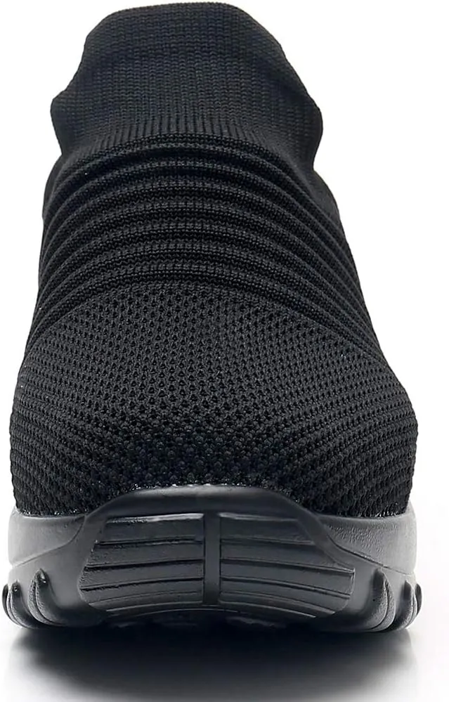 Women's Walking Shoes Sock Sneakers - Mesh Slip On Air Cushion Lady Girls Modern Jazz Dance Easy Shoes Platform Loafers
