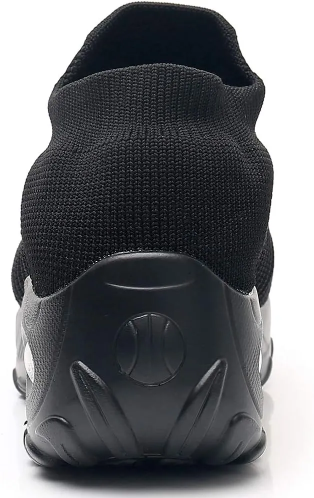 Women's Walking Shoes Sock Sneakers - Mesh Slip On Air Cushion Lady Girls Modern Jazz Dance Easy Shoes Platform Loafers