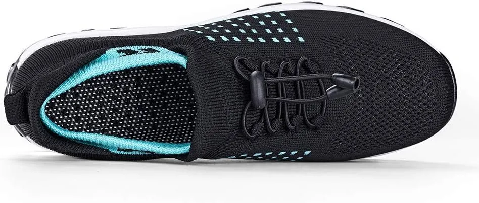 Women's Walking Shoes Sock Sneakers - Mesh Slip On Air Cushion Lady Girls Modern Jazz Dance Easy Shoes Platform Loafers