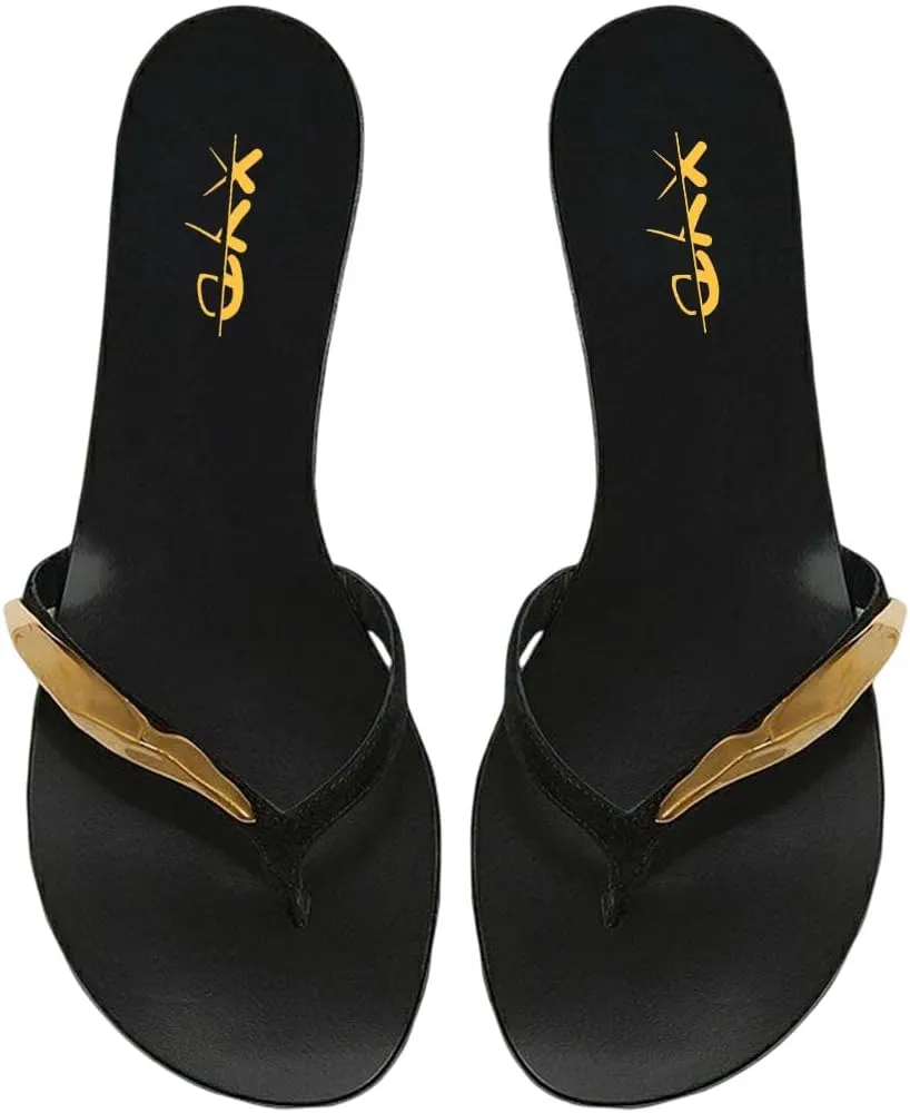 XYD Women Flats Flip Flops Slip On Open Toe Thong Sandals Thin Strap Comfortable Casual Walking Slippers Shoes
