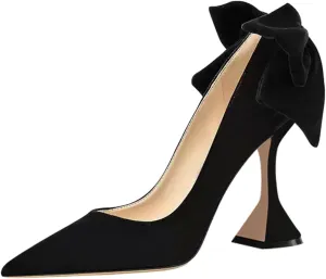 YDN Women's Pointy Toe Slip on Pumps Special High Heels Party Prom Dress Ladies Shoe Size 4-16 US