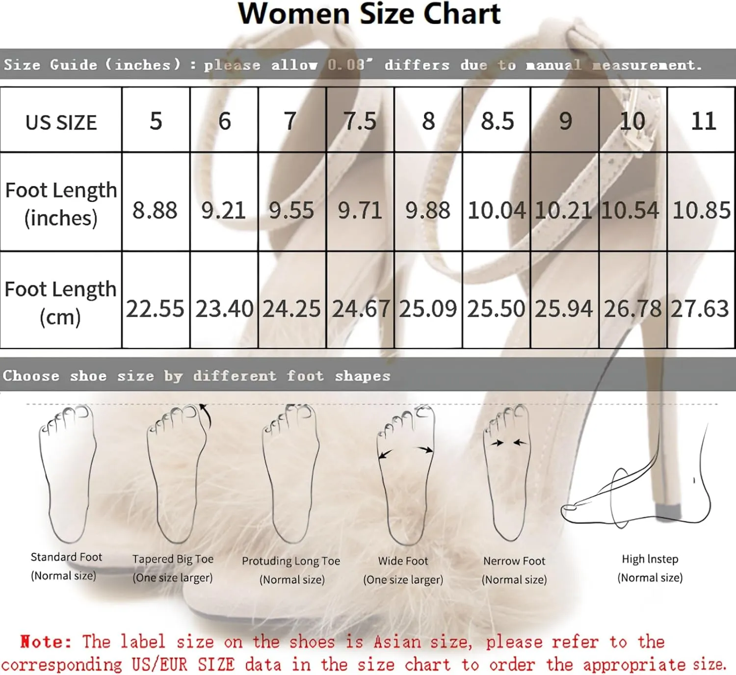YIBLBOX Women's Feather Heels Open Toe Sandal Fluffy Fur High Heel Shoes Ankle Strap Stiletto Pump for Wedding Party Dance Evening