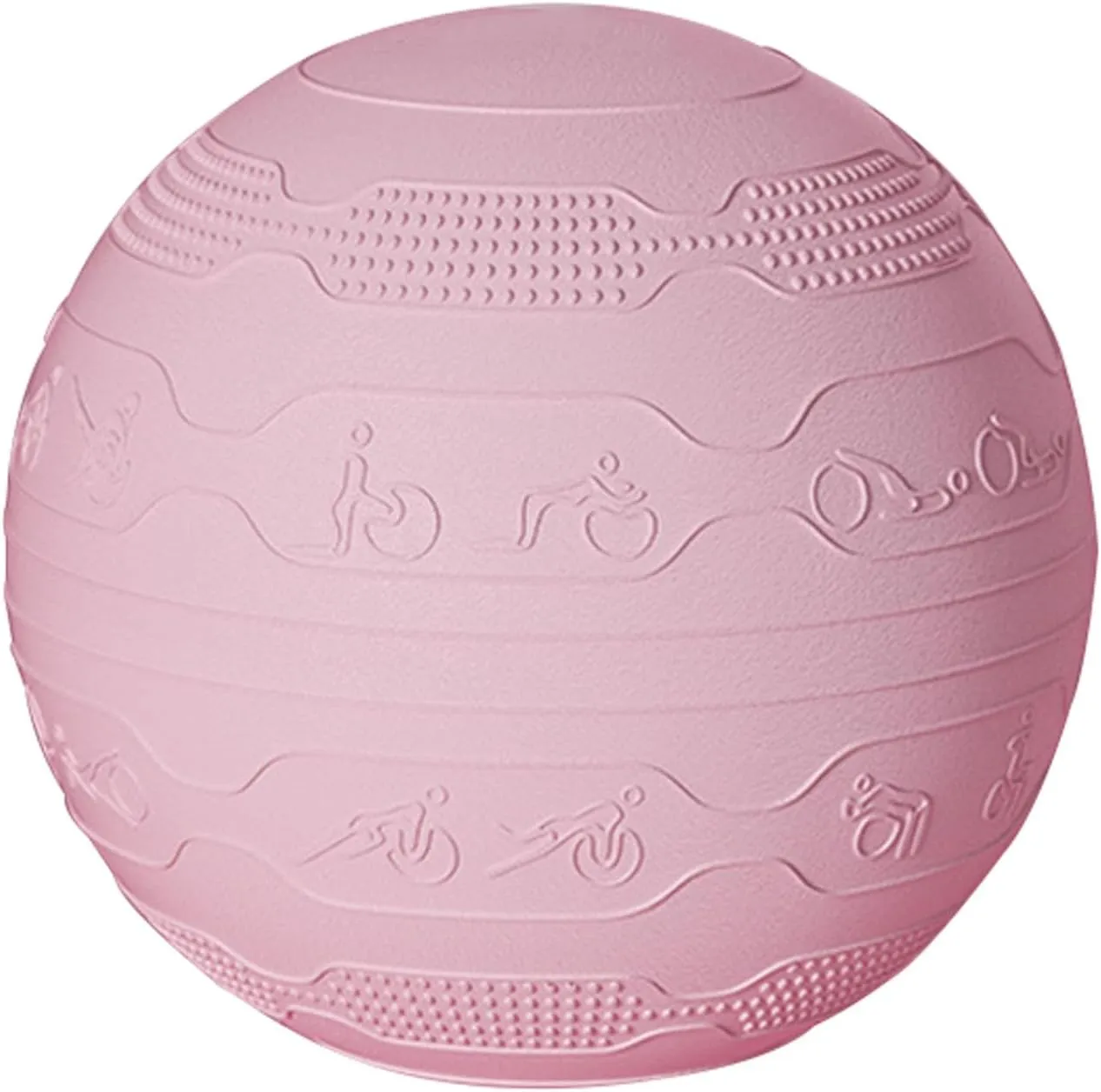 Yoga Ball, Anti-Burst Heavy Duty Prenatal Birthing Extra Thick Quick Pump Included for Balance Stability Pregnancy Physical Therapy Quick Pump Included,Pink