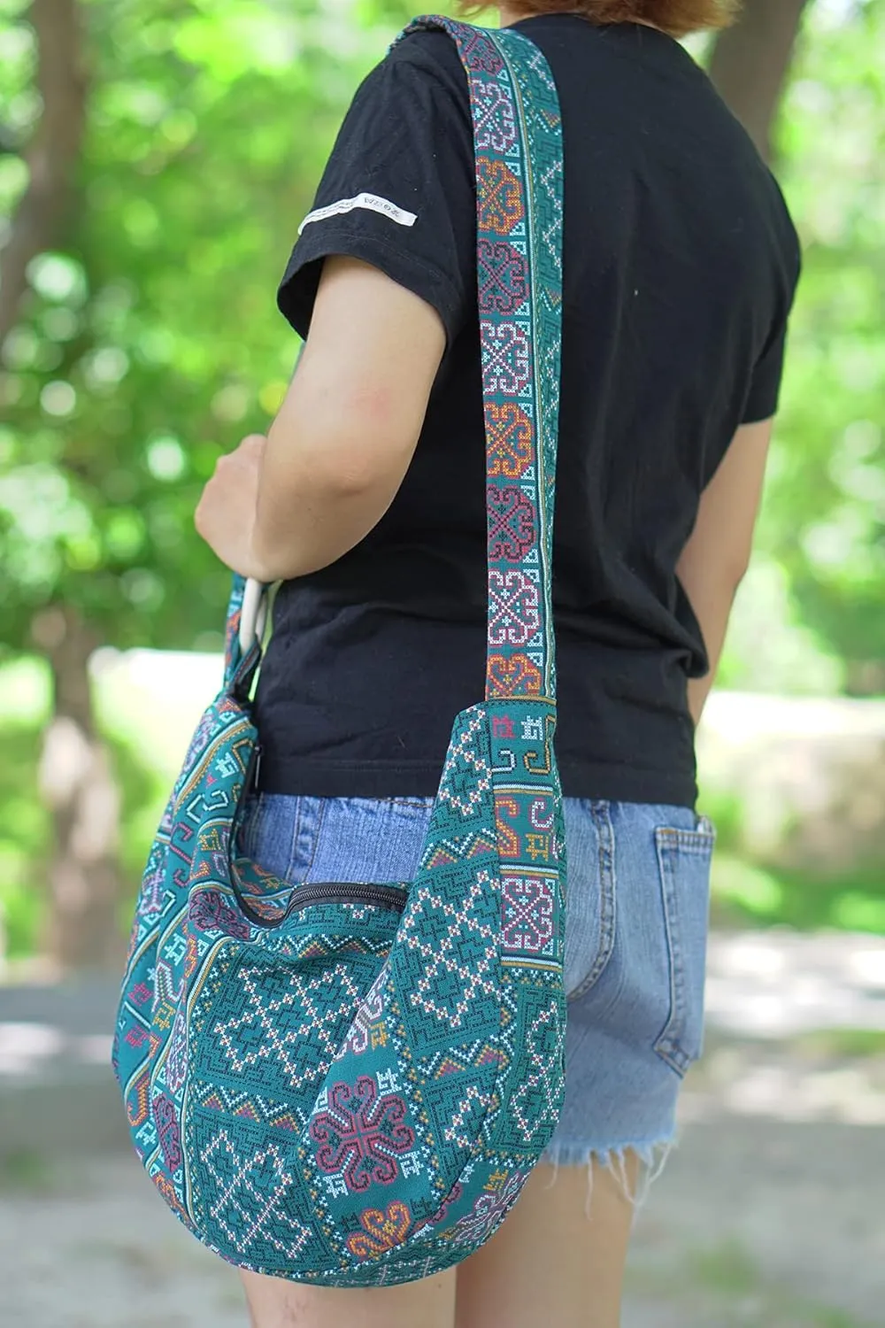 YOUR COZY Women's Crossbody Handbags Hippie bag Hobo Bags for Women Shoulder Sling Bag Hippie Tote Bag Hippie Purse
