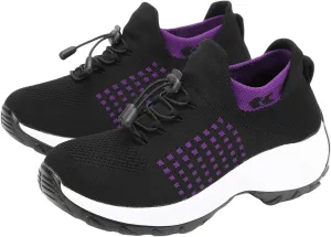 ZWRXW Comfort Wear Orthowear Shoes for Women Men,Arch Support Orthopedic Sneakers Stretch Comfortable Casual Athletic Sneakers Outdoor Lightweight Breathable Walk Shoes